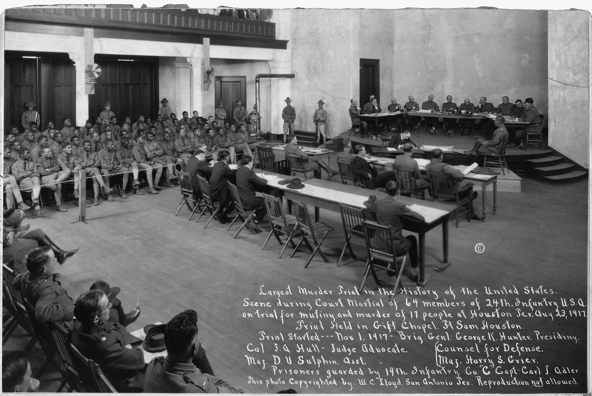 Camp Logan mutiny of Black soldiers in Houston