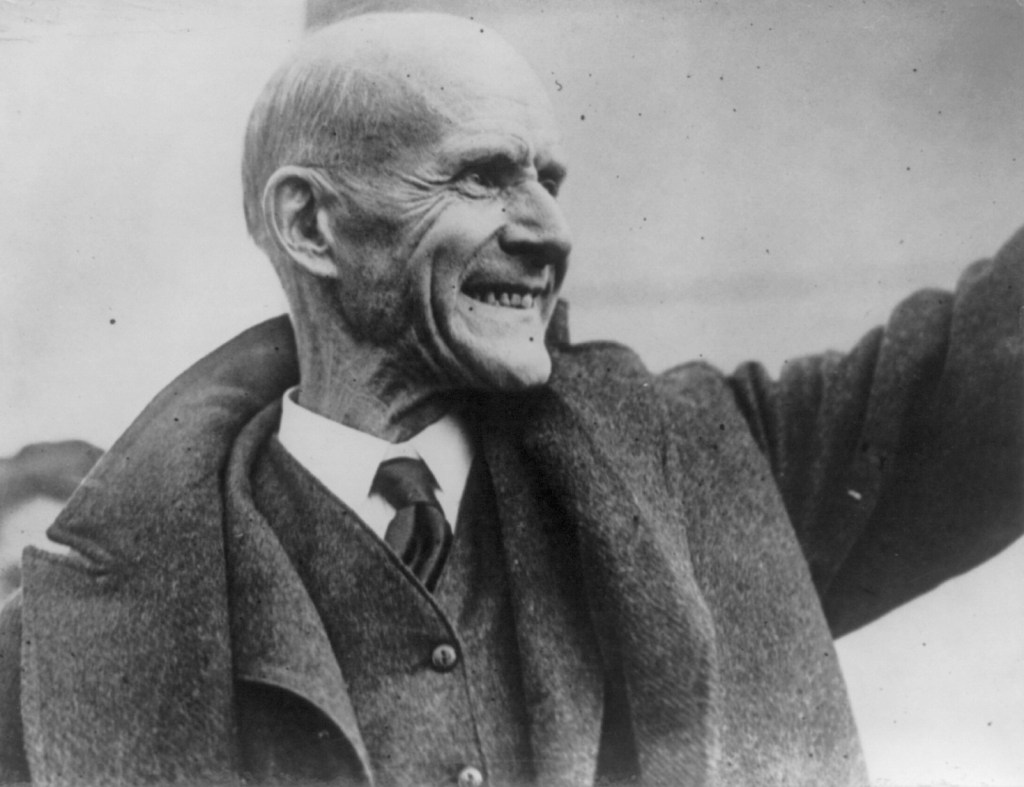 Eugene Debs imprisoned for Pullman strike role