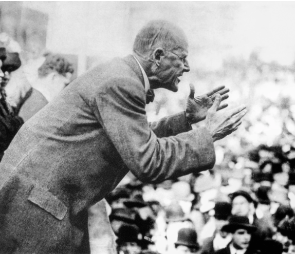 Eugene Debs arrested for denouncing World War I