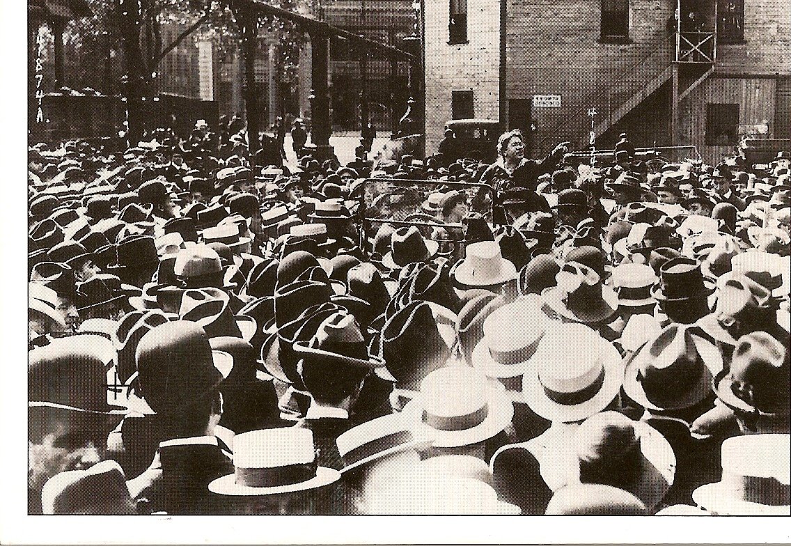 Goldman and Berkman speak at No Conscription rally